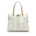 Gucci Printed Canvas Tote (SHG-YkeO0d)