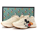 GUCCI X Disney Rhyton Mickey Mouse Leather Trainers