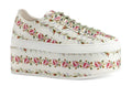 GUCCI Floral Platform Sneakers