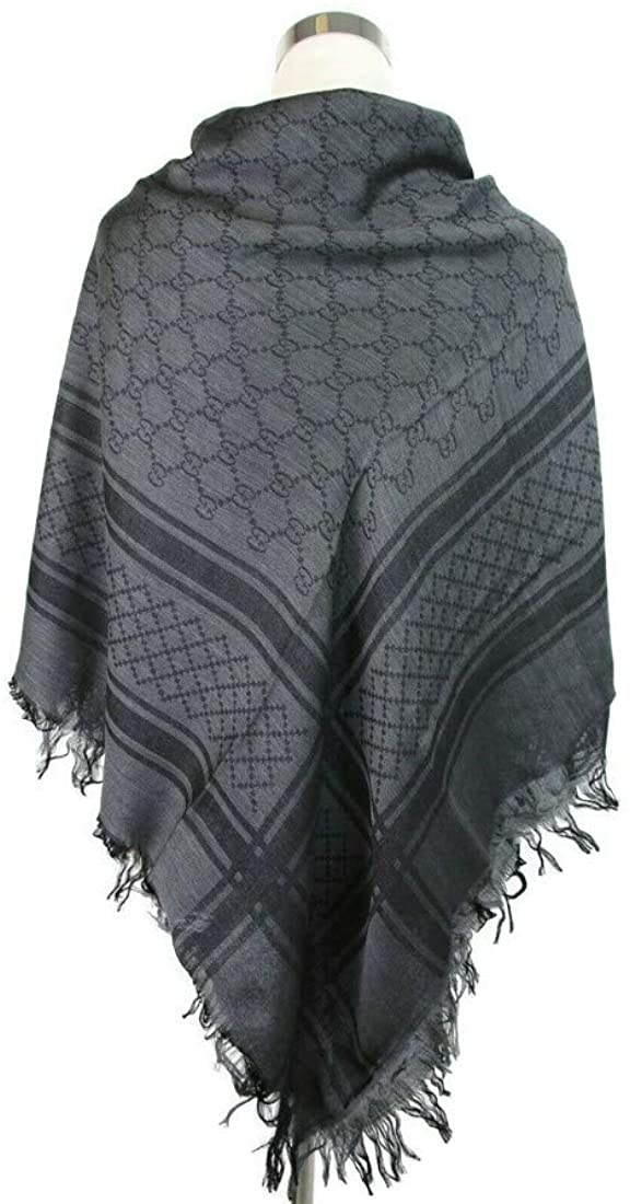 Gucci Shawl Scarf Diamante & GG Print
