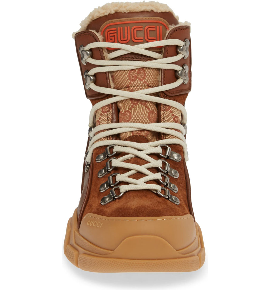 Gucci Flashtrek Genuine Shearling Boot