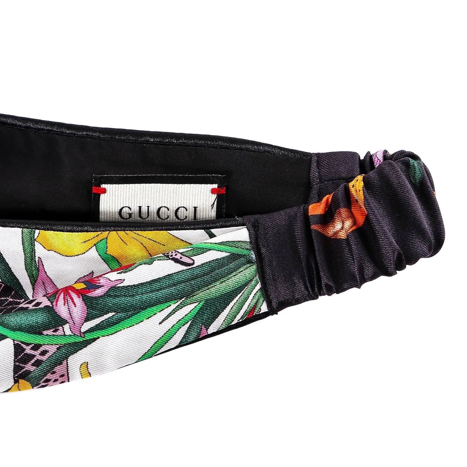 GUCCI SILK FLORAL HEADBAND
