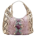 GUCCI GRAPE MULTICOLOR PYTHON SOHO SHOULDER BAG