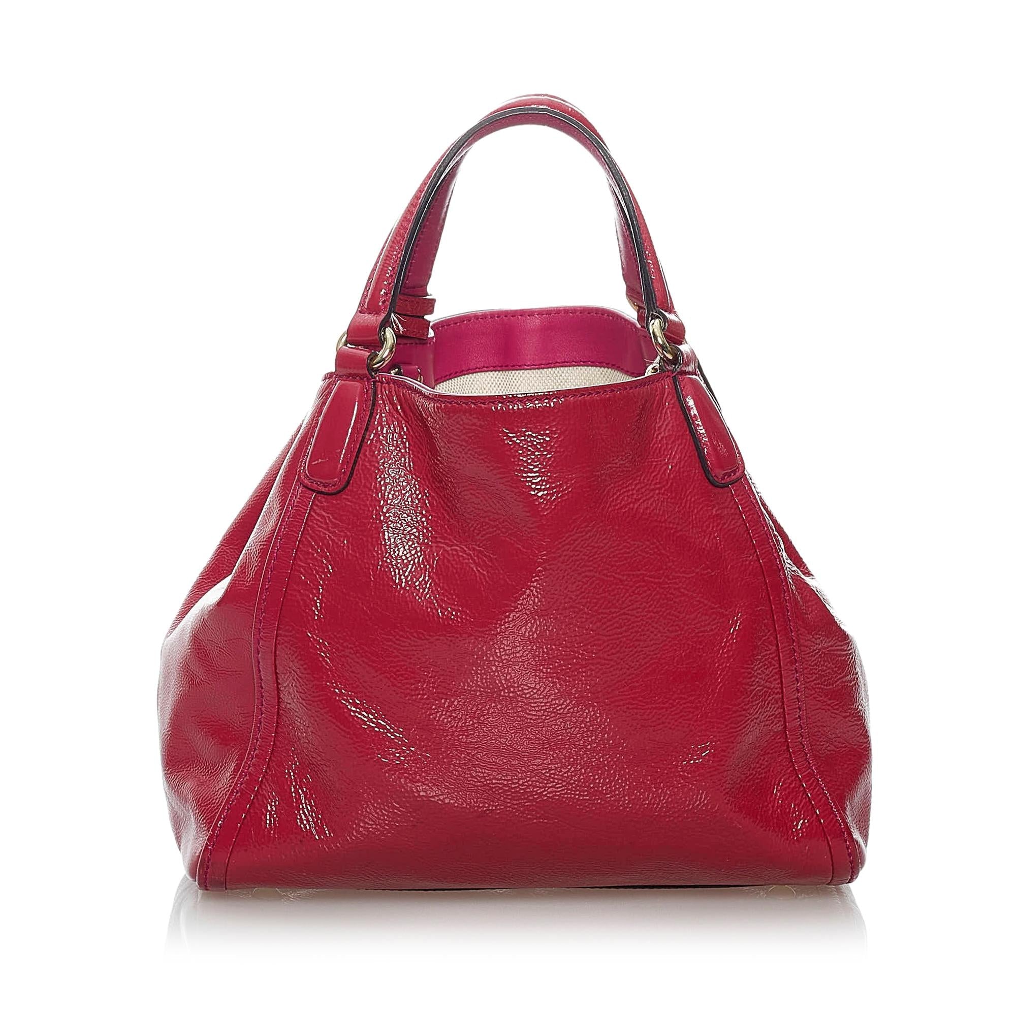 Gucci Soho Patent Leather Satchel (SHG-29766)