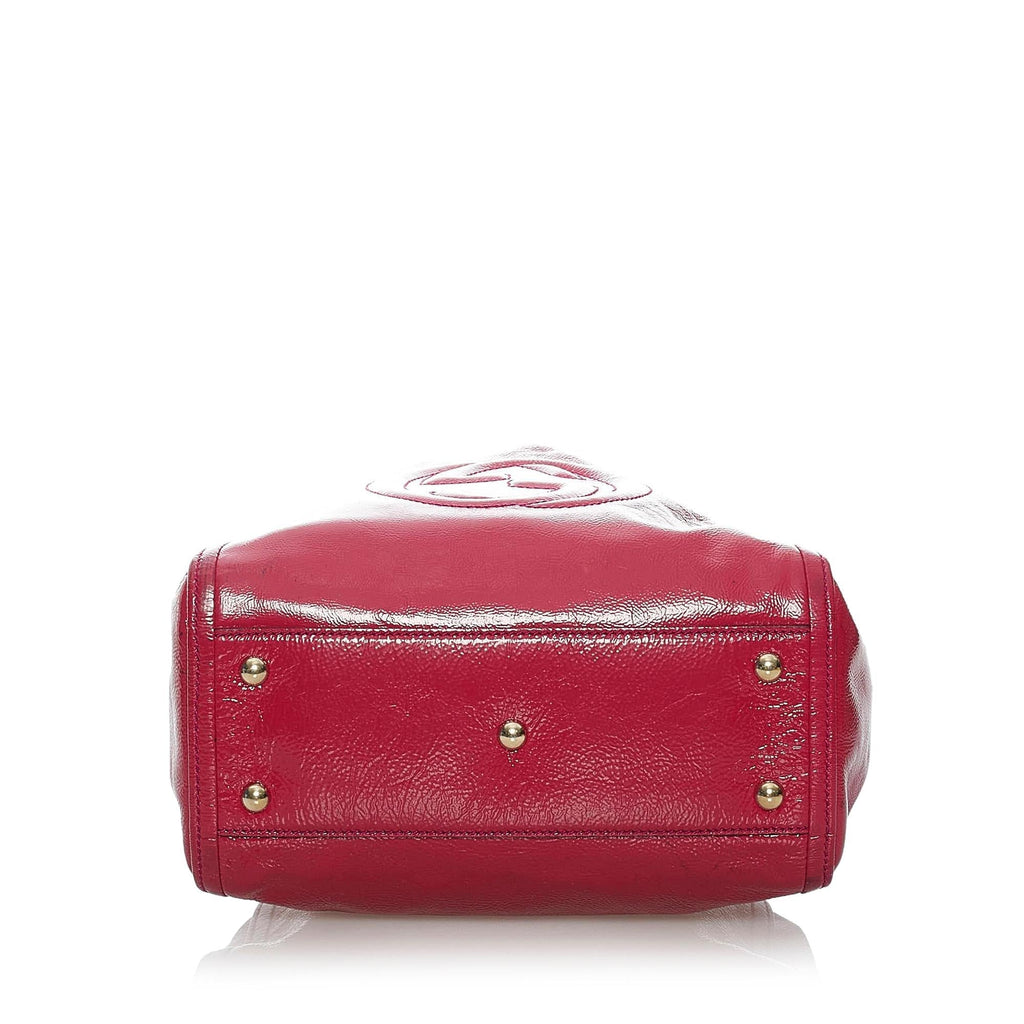 Gucci Soho Patent Leather Satchel (SHG-29766)