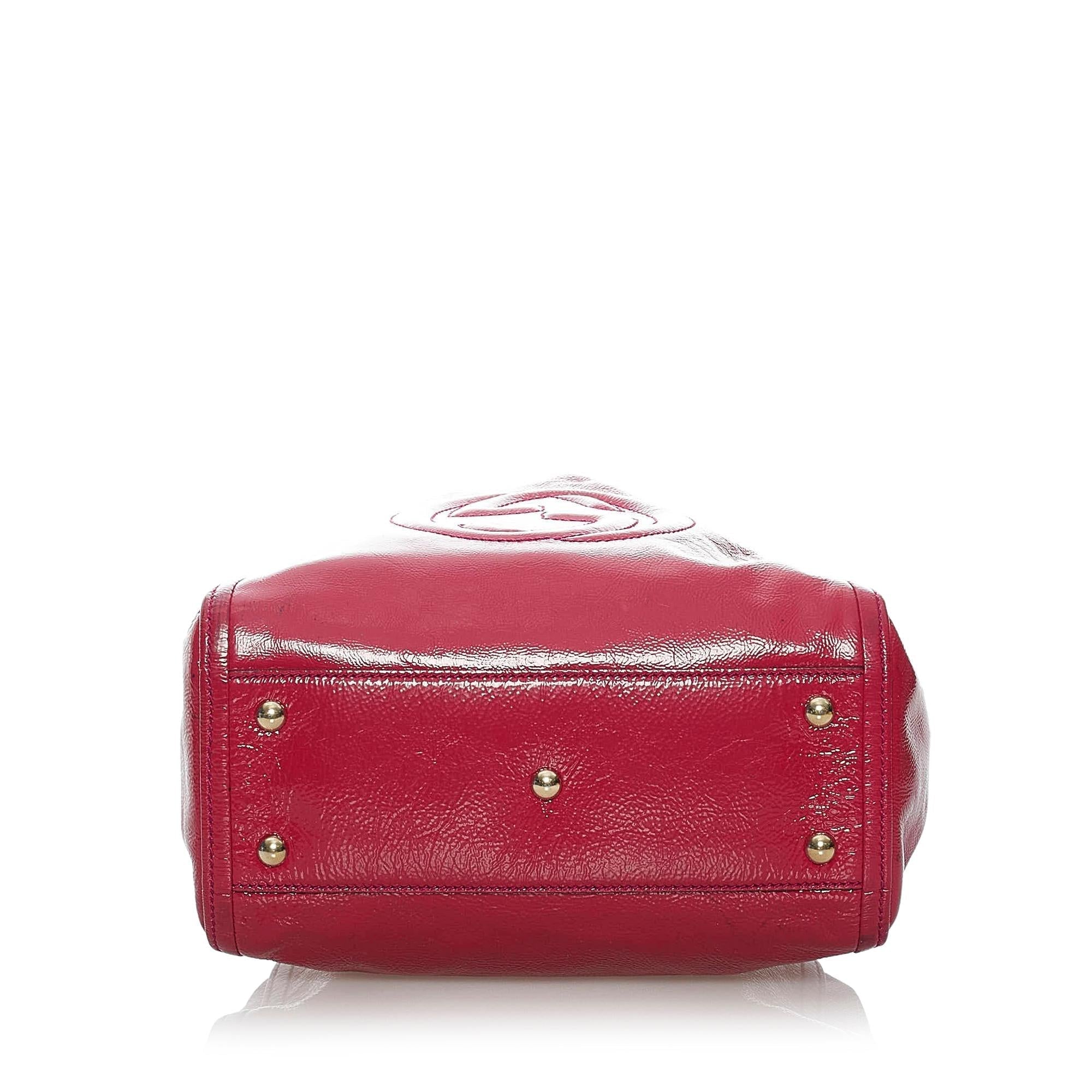 Gucci Soho Patent Leather Satchel (SHG-29766)