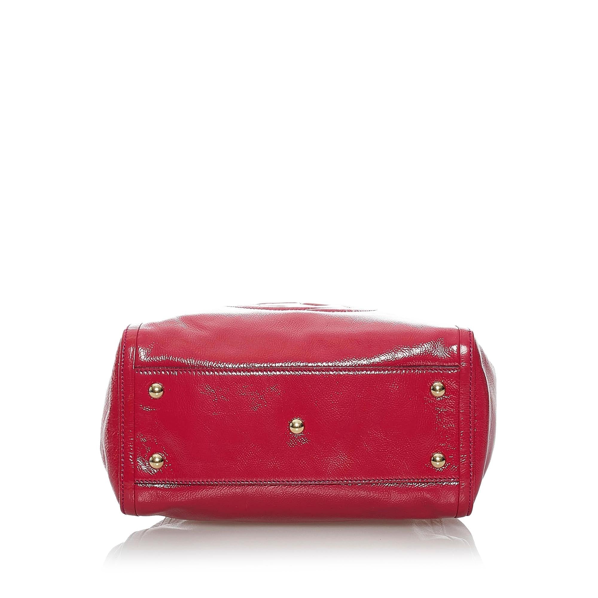 Gucci Soho Patent Leather Satchel (SHG-30049)