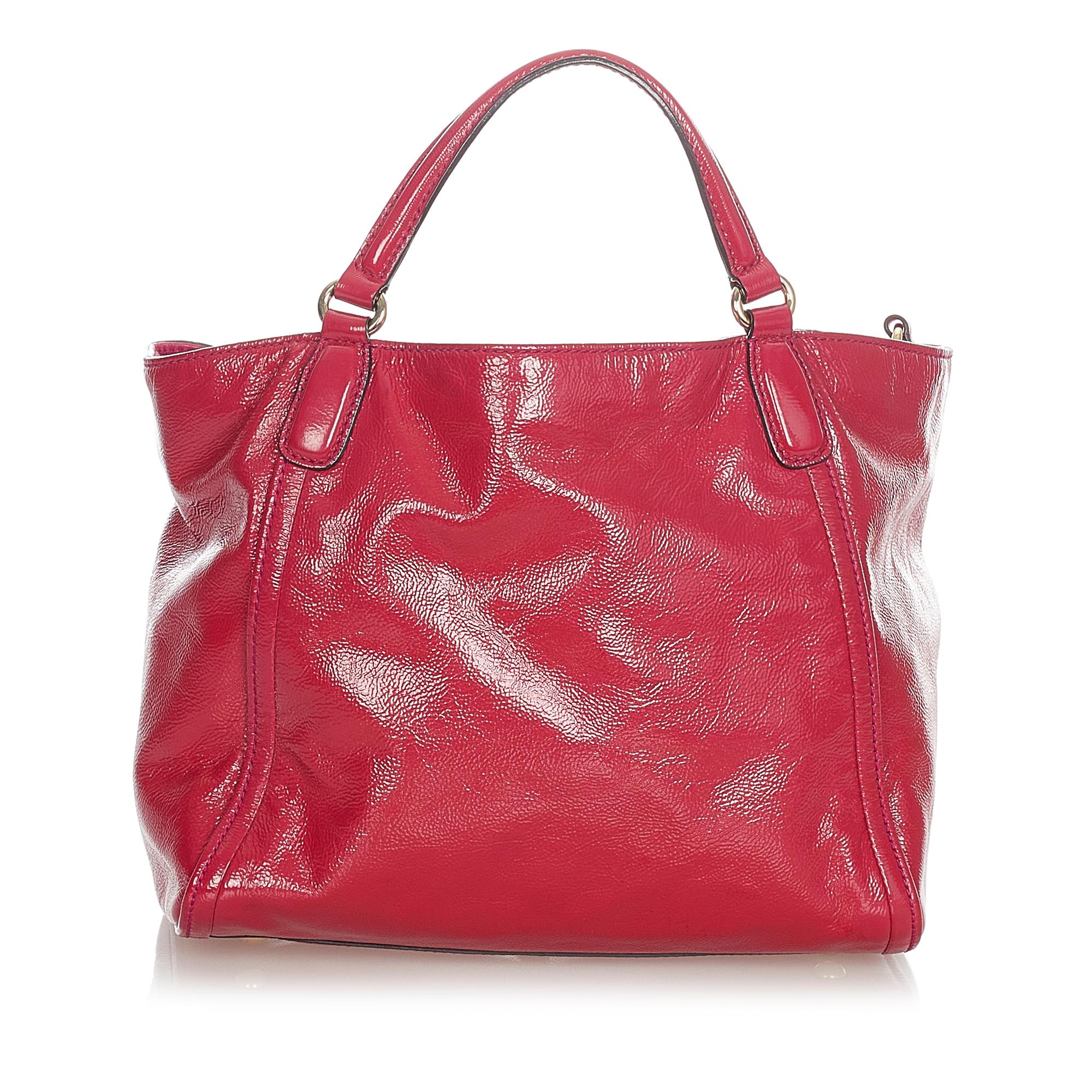 Gucci Soho Patent Leather Satchel (SHG-31947)