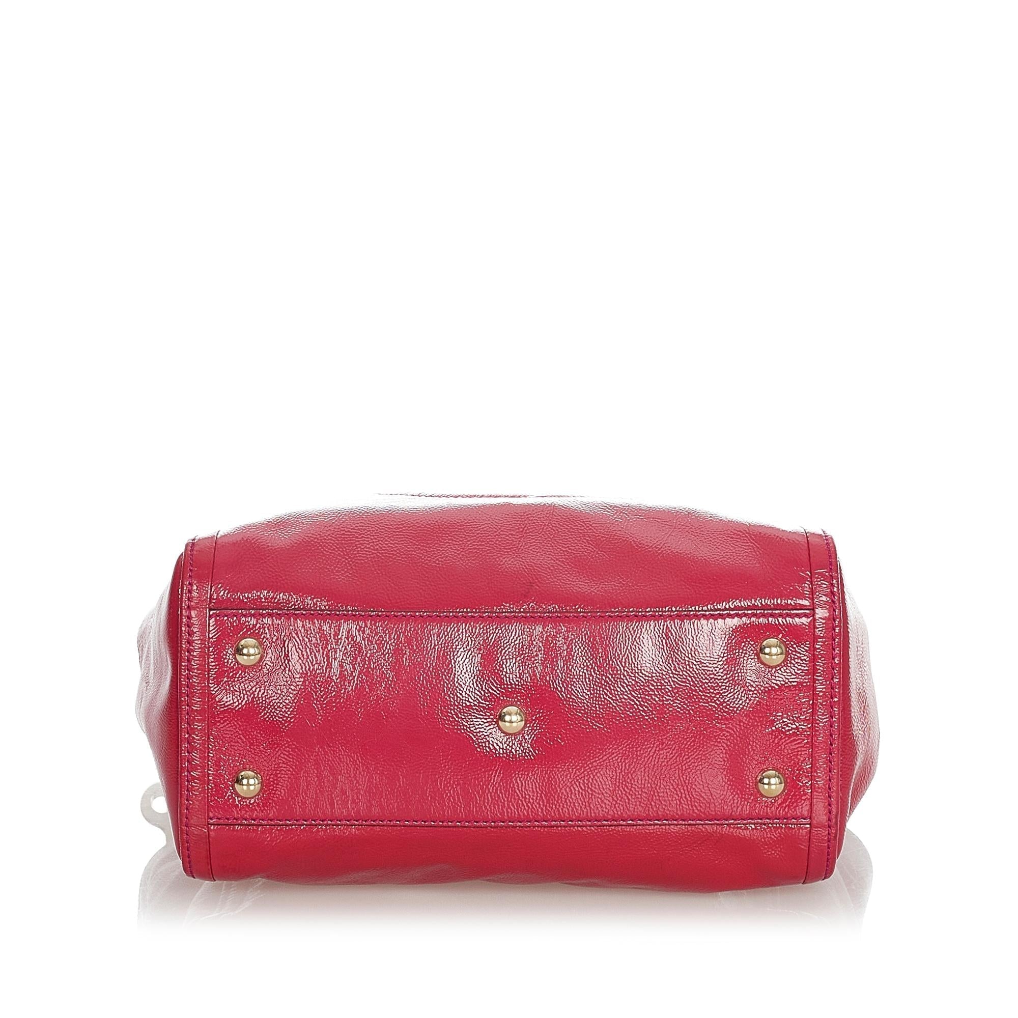 Gucci Soho Patent Leather Satchel (SHG-31947)