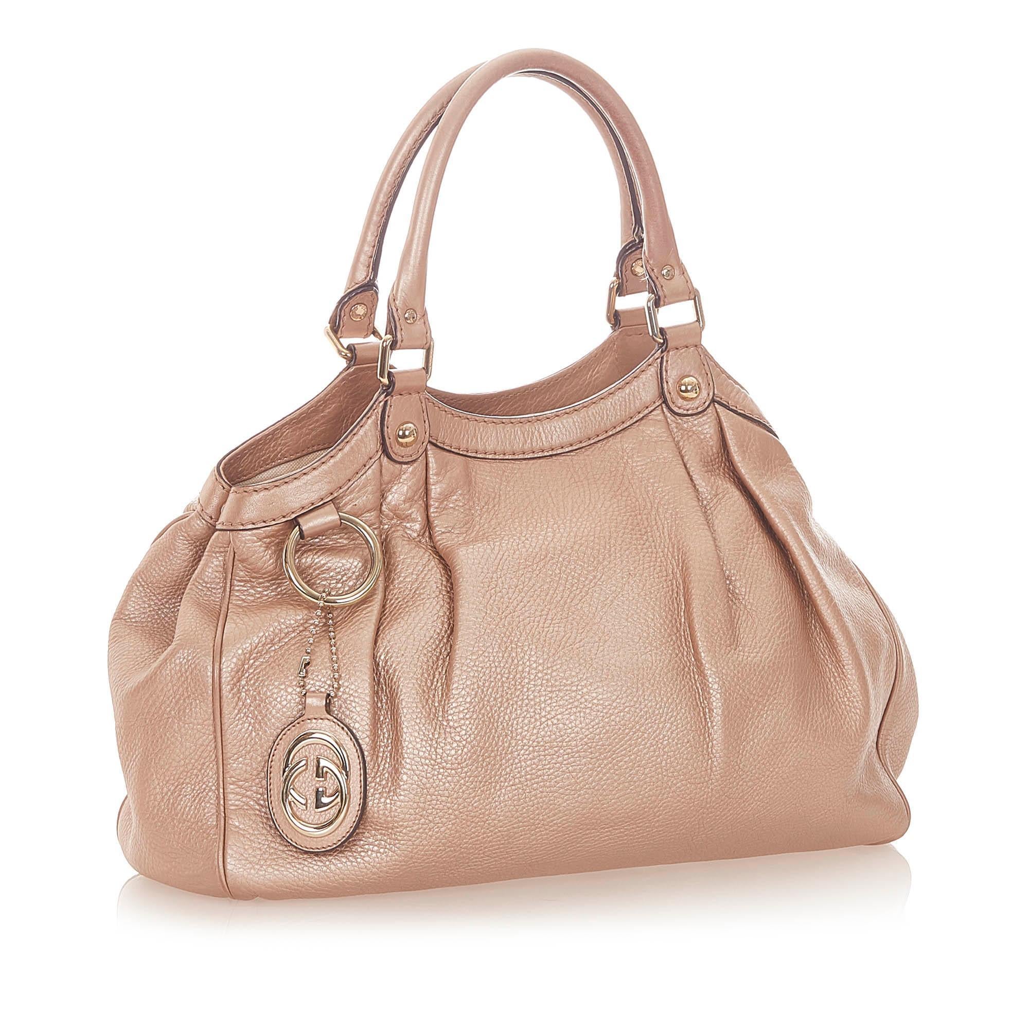 Gucci Sukey Leather Tote Bag (SHG-19815)