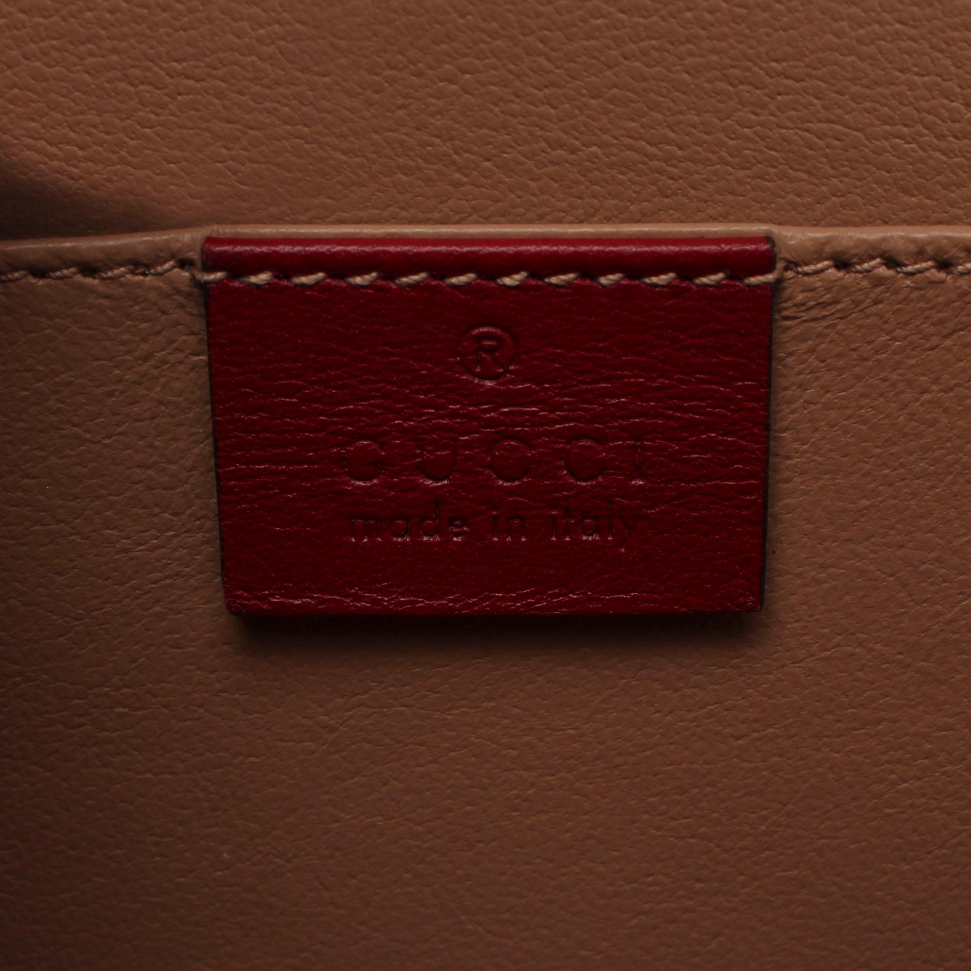 Gucci Sylvie 1969 Patent Leather Satchel (SHG-24887)