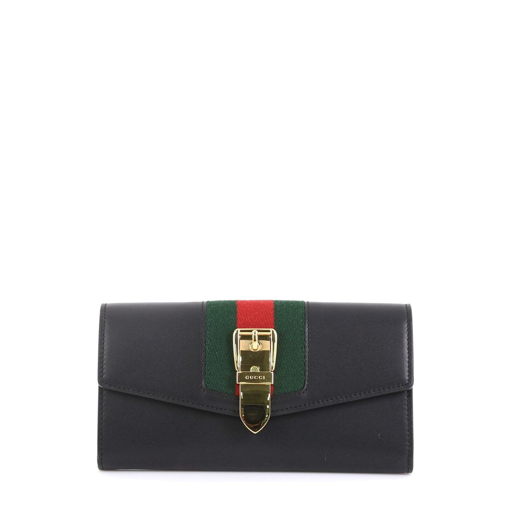 Gucci Sylvie Calfskin Continental Wallet