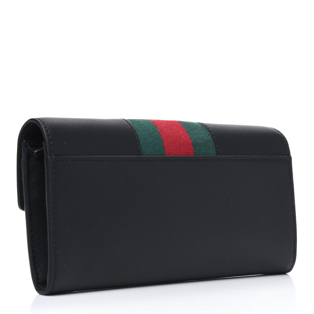 Gucci Sylvie Calfskin Continental Wallet