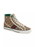 GUCCI GG TENNIS 1977 HIGH TOP SNEAKERS
