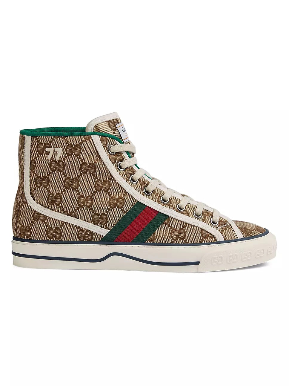 GUCCI GG TENNIS 1977 HIGH TOP SNEAKERS