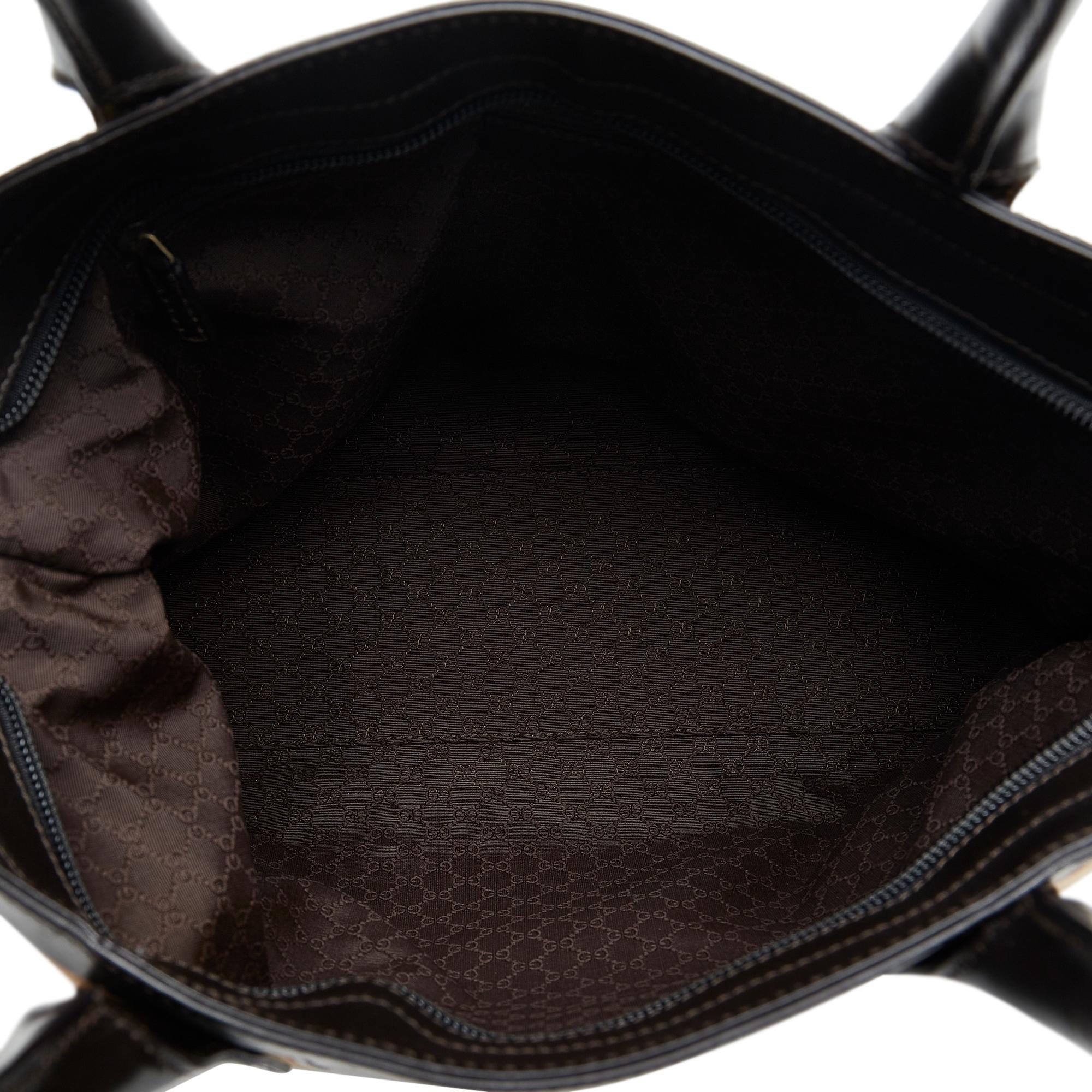 Gucci Web Canvas Tote Bag (SHG-3FEW2l)
