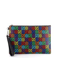 Gucci Psychedelic Rainbow GG Wristlet Clutch Clutch