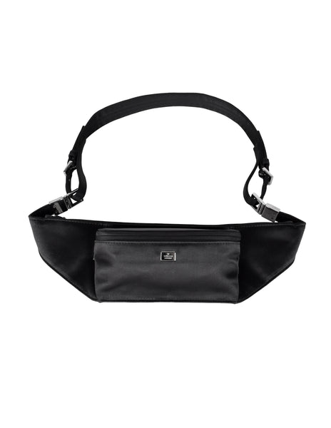 GUCCI LEATHER & NYLON MINI WAIST BAG