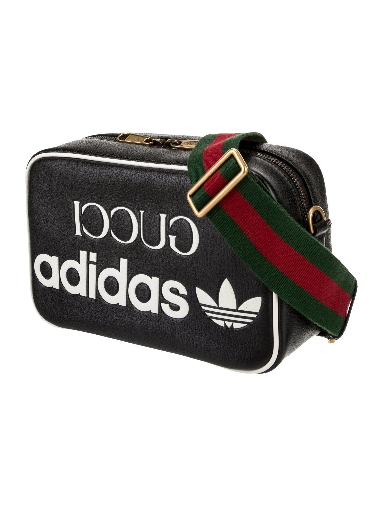 GUCCI X ADIDAS SMALL CALFSKIN LEATHER SHOULDER BAG