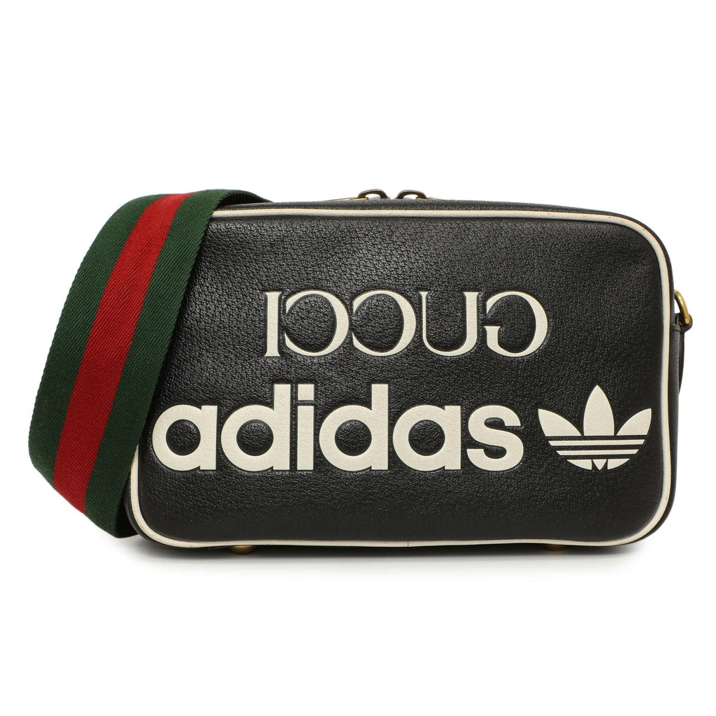GUCCI X ADIDAS SMALL CALFSKIN LEATHER SHOULDER BAG