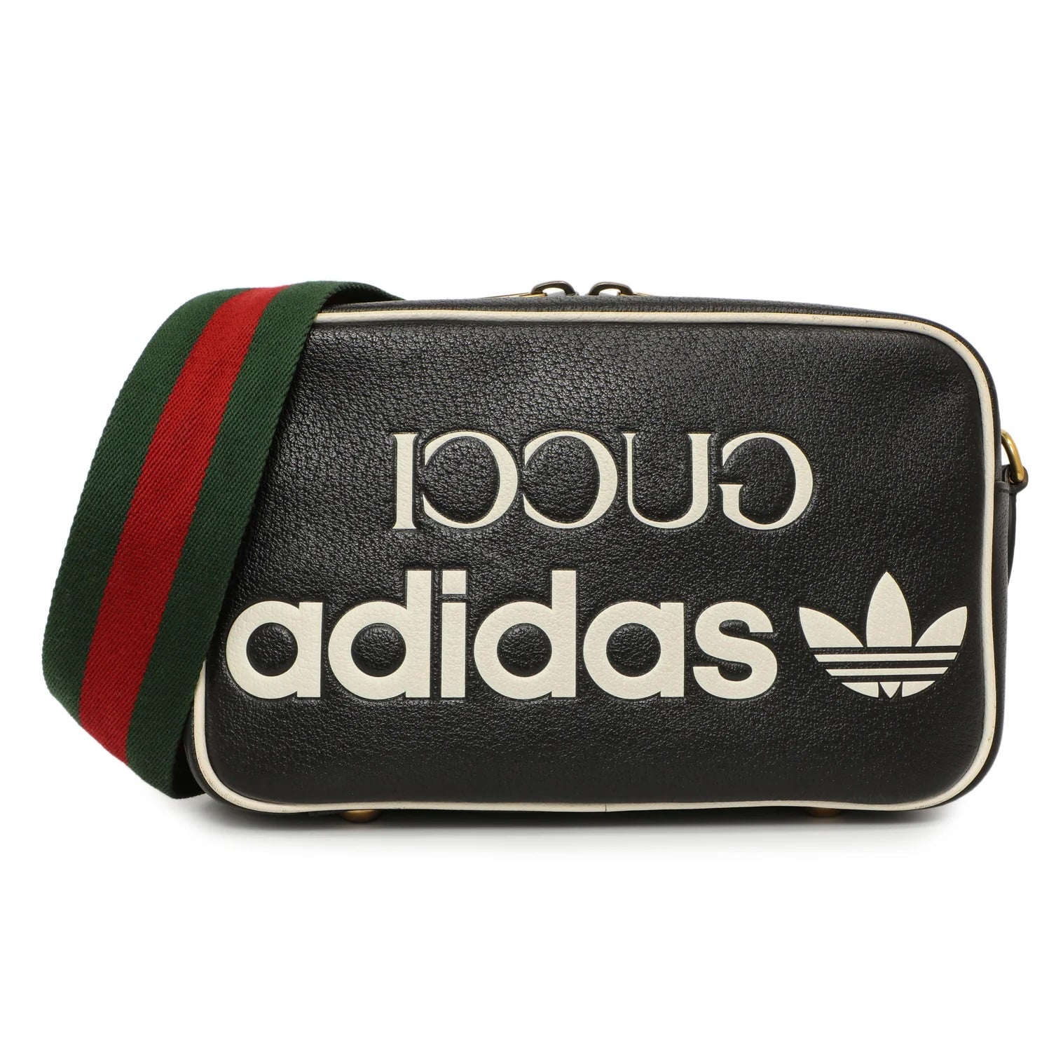 GUCCI X ADIDAS SMALL CALFSKIN LEATHER SHOULDER BAG