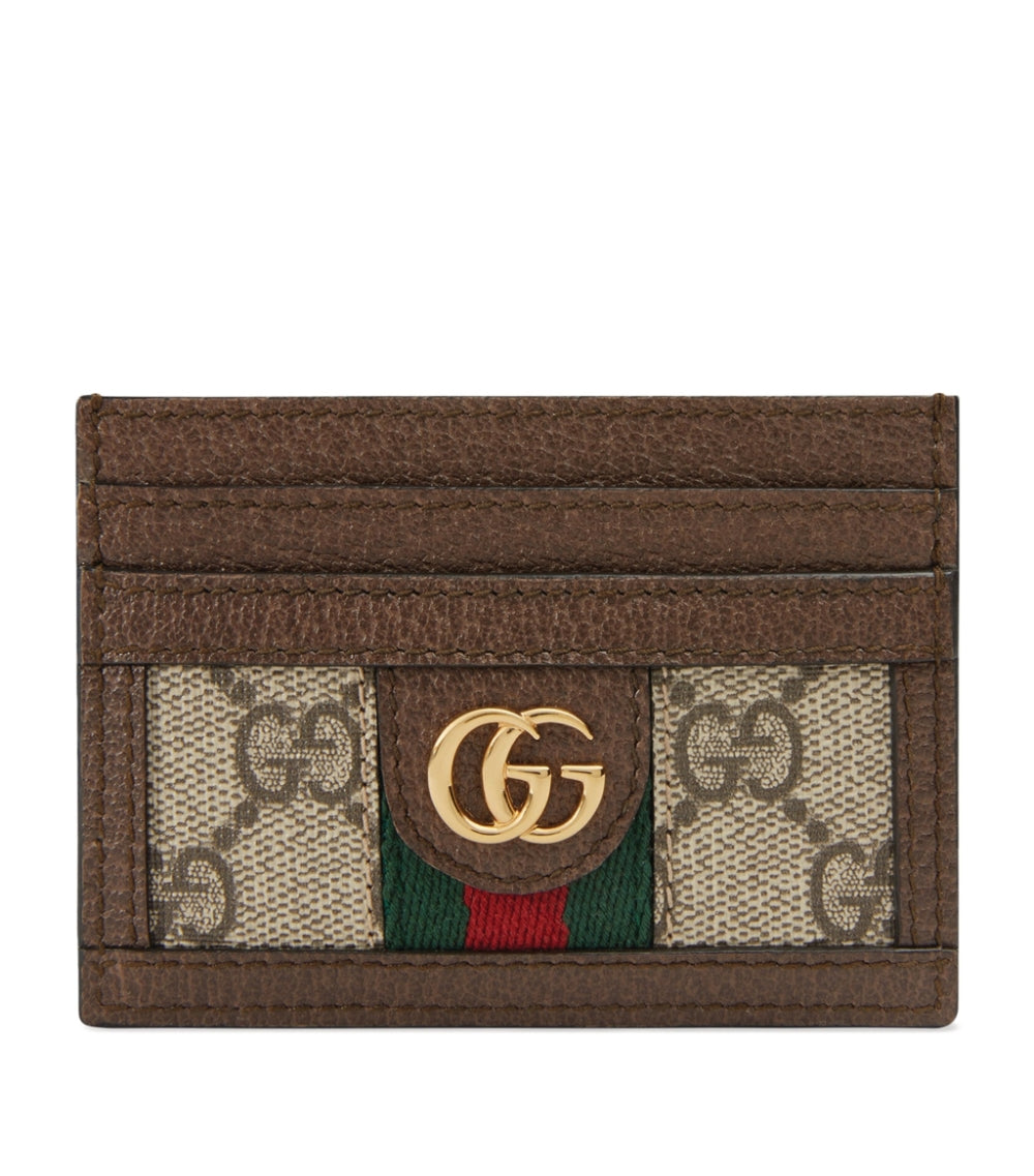 GUCCI GG OPHIDIA MONOGRAM CARD HOLDER