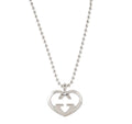 GUCCI GG "LOVE BRITT" HEART NECKLACE
