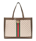 GUCCI OPHIDIA SOFT GG SUPREME MEDIUM TOTE BAG