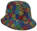 GUCCI PSYCHEDELIC GG STAR PRINT FEDORA
