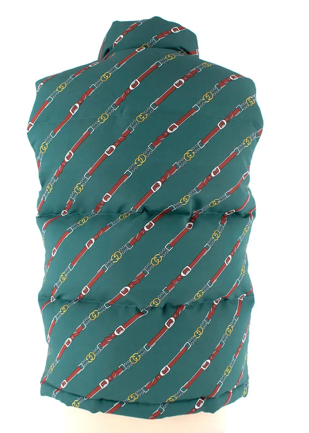 GUCCI X THE NORTH FACE CHAIN PRINT PADDED GILET