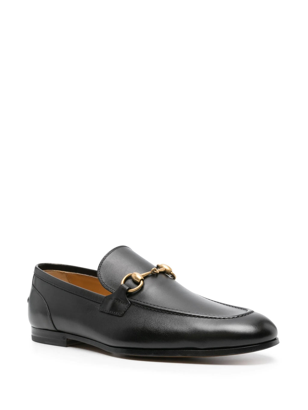 GUCCI MEN'S JORDAAN CALFSKIN HORSEBIT LOAFERS