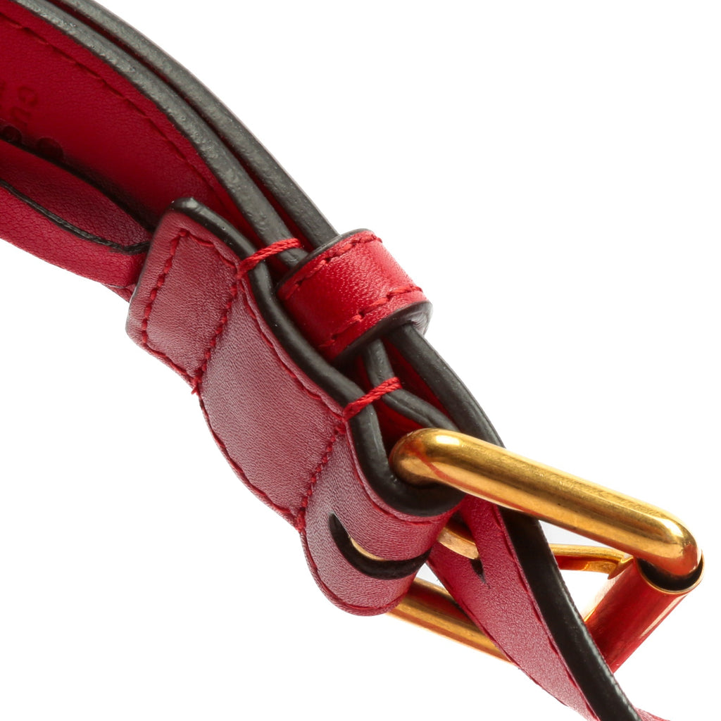 GUCCI GG Marmont Belt Bag - Red