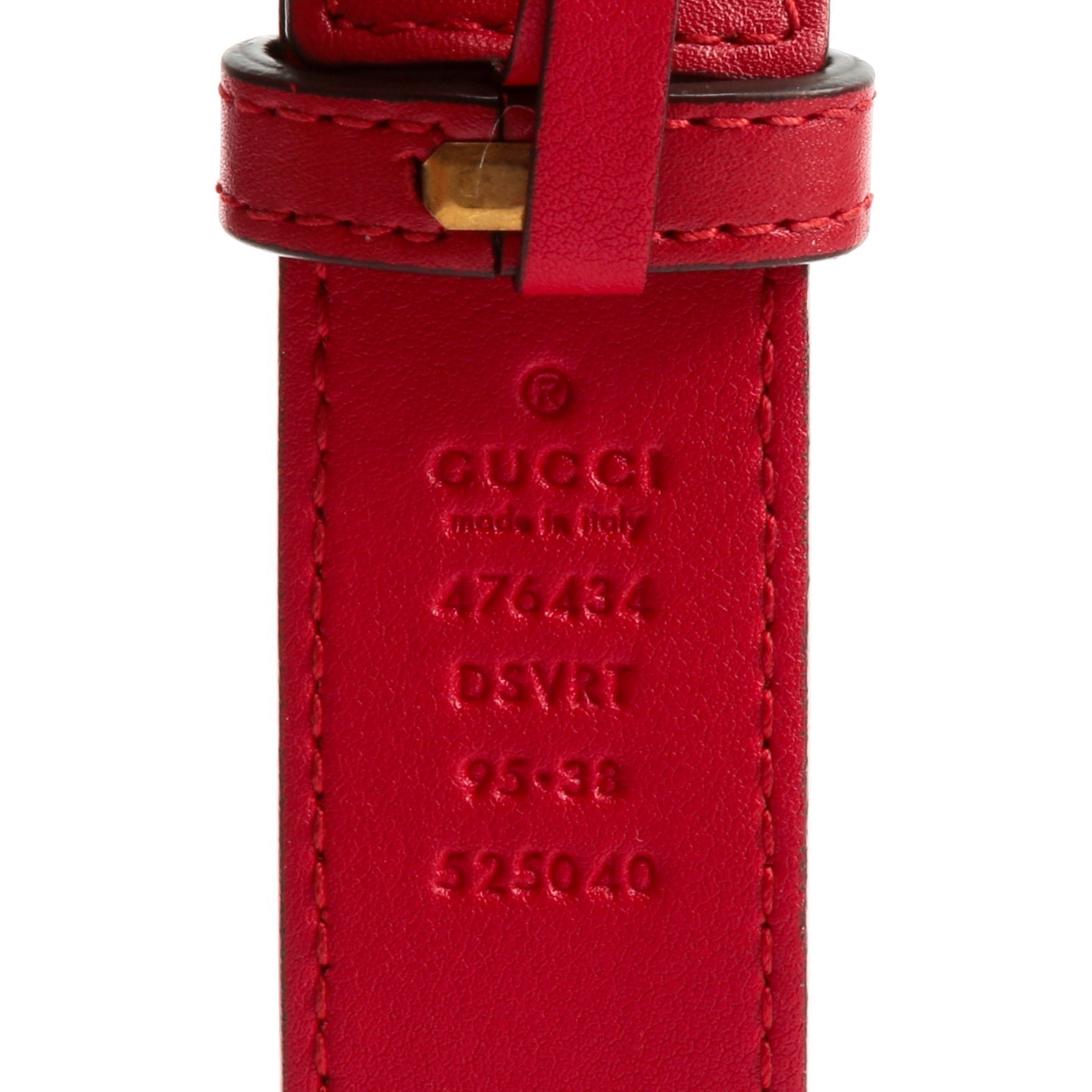 GUCCI GG Marmont Belt Bag - Red