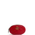 GUCCI GG Marmont Belt Bag - Red