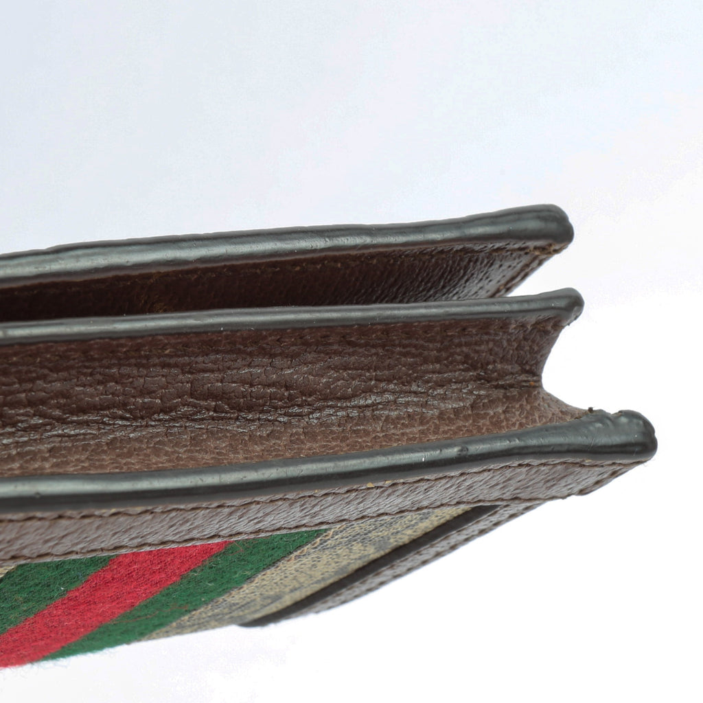 GUCCI Ophidia GG Card Case Wallet