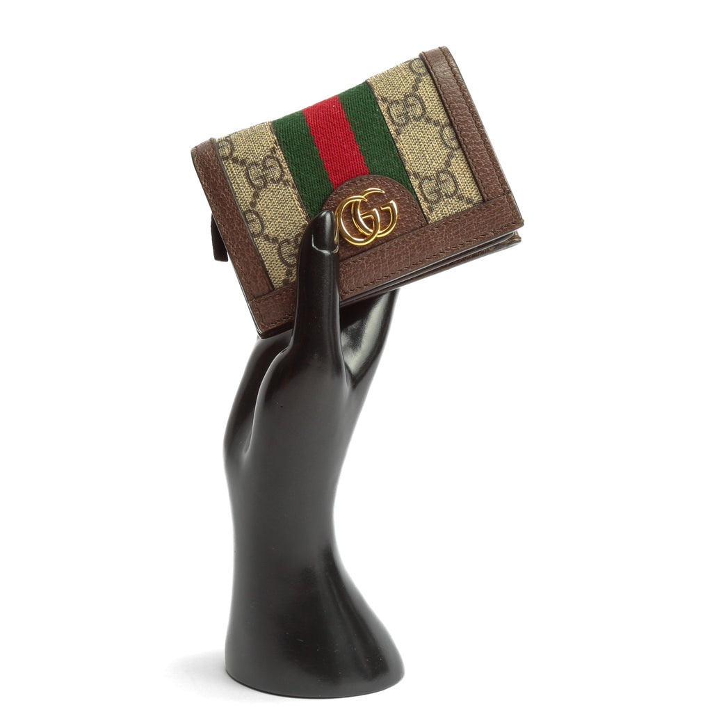 GUCCI Ophidia GG Card Case Wallet