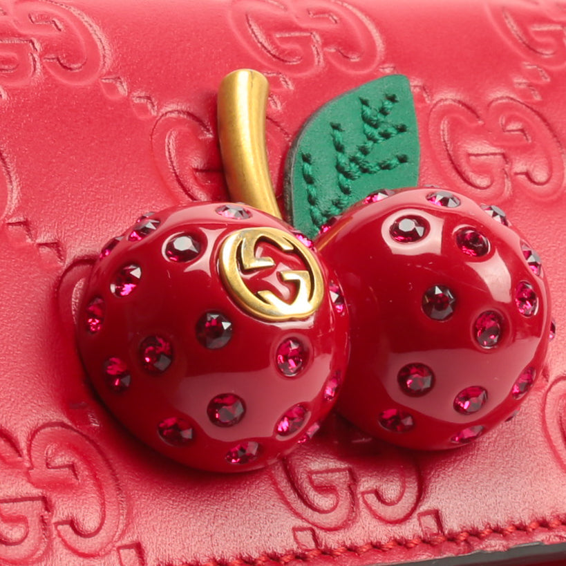 GUCCI Guccissima Mini Cherry Bag