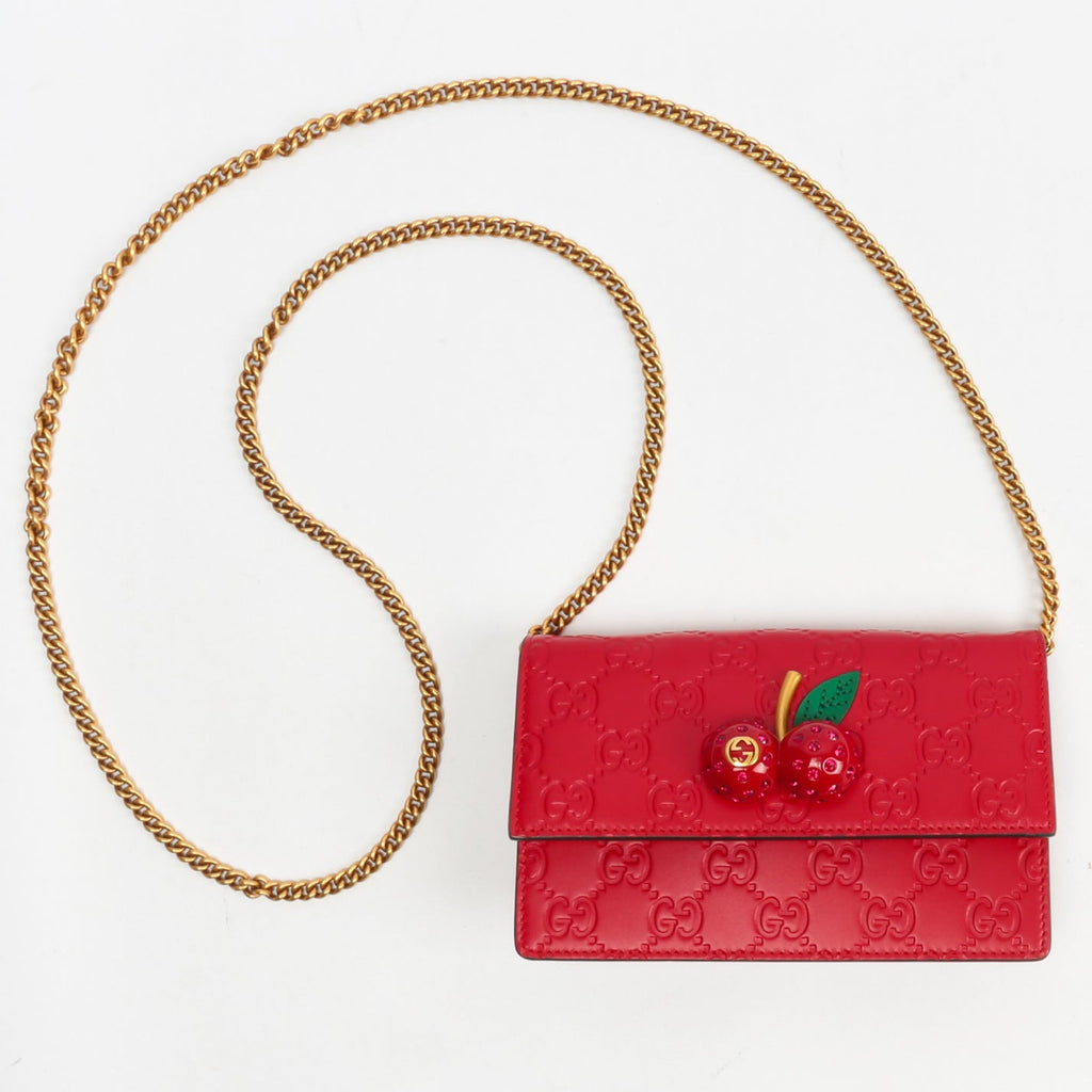 GUCCI Guccissima Mini Cherry Bag