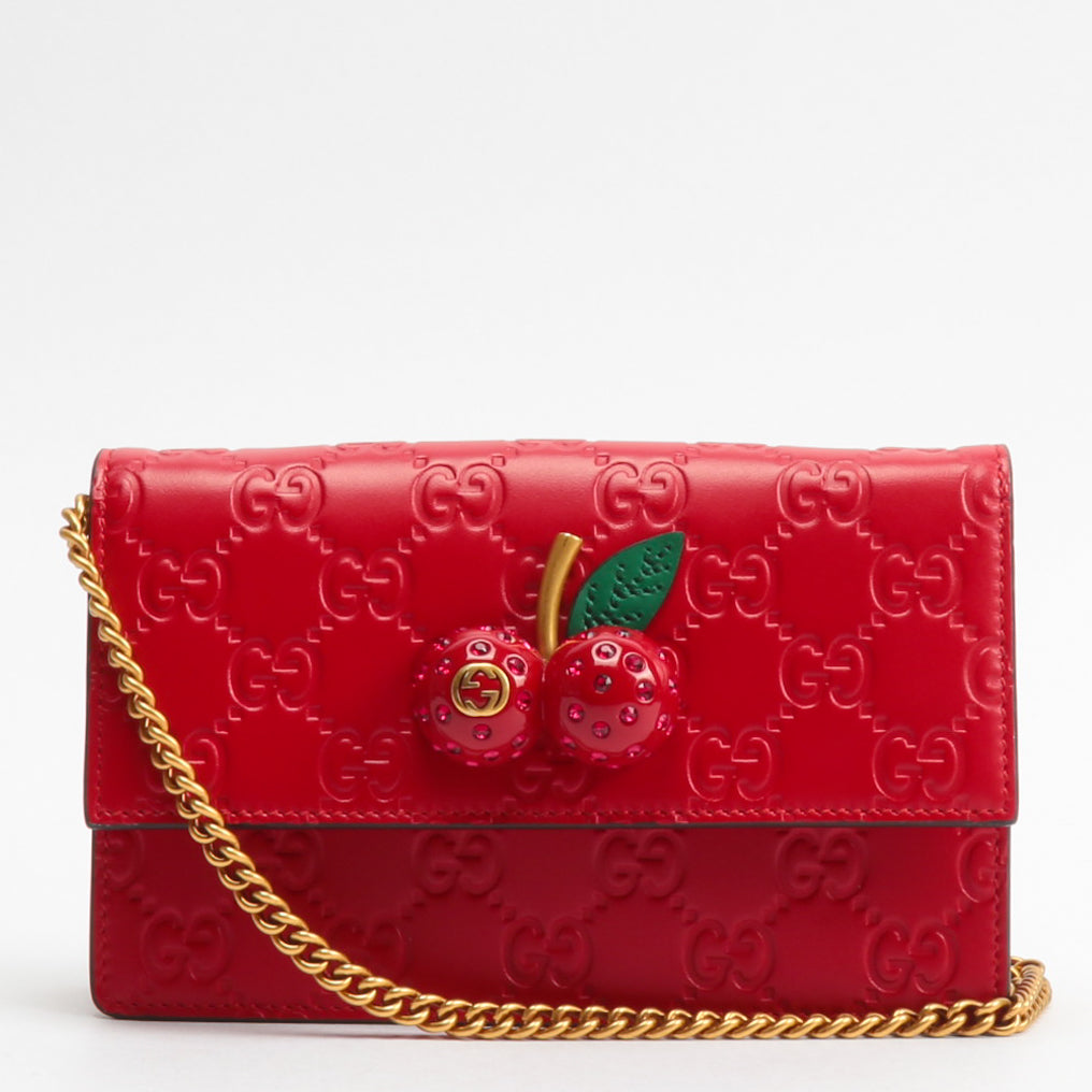 GUCCI Guccissima Mini Cherry Bag