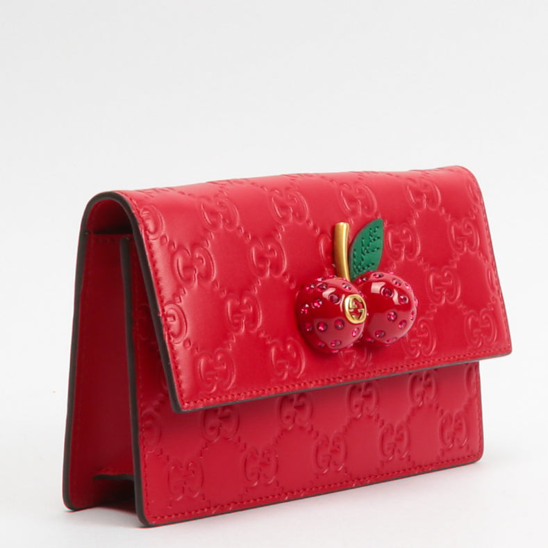 GUCCI Guccissima Mini Cherry Bag