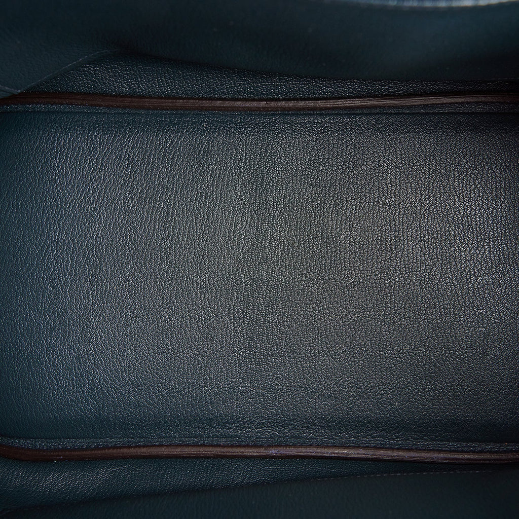 Top Quality Hermes Special Order (HSS) Birkin 35 Bleu Electric Verso Clemence Gold Hardware