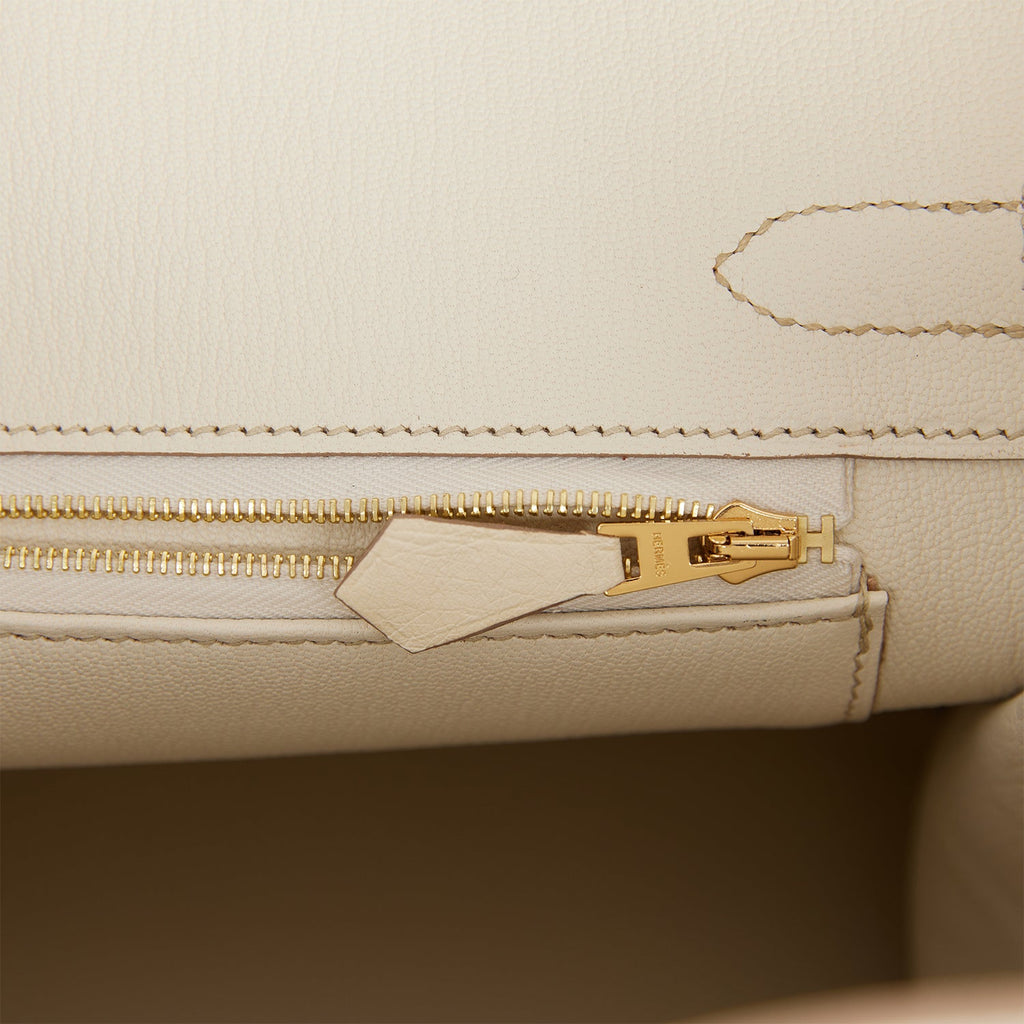 Hermes Birkin 30 Beton Ostrich Gold Hardware