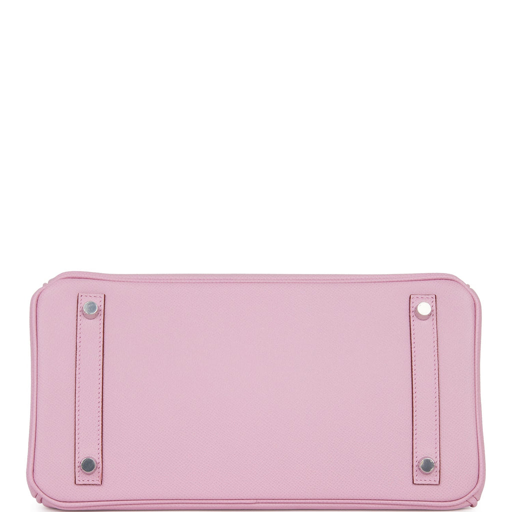 Hermes Birkin 30 Mauve Sylvestre Epsom Palladium Hardware