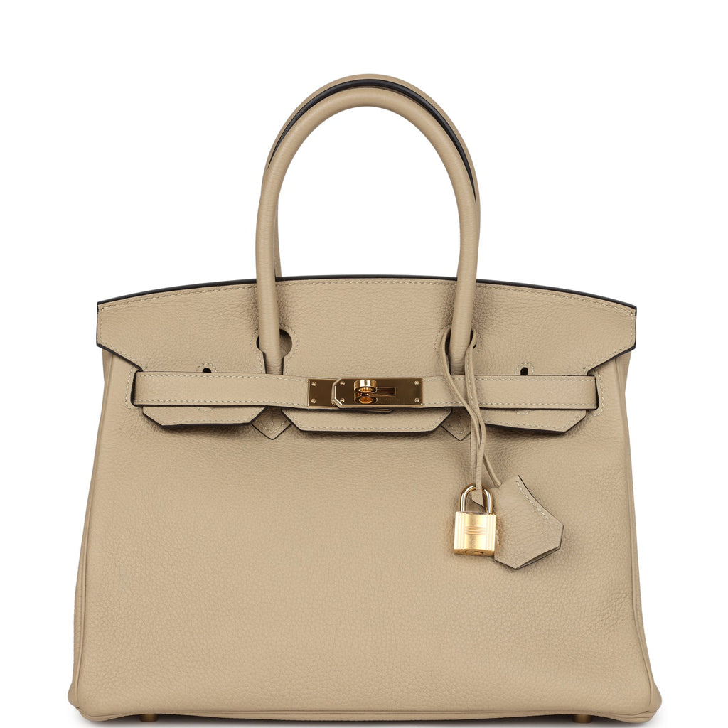 Hermes Birkin 30 Trench Togo Gold Hardware