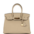 Hermes Birkin 30 Trench Togo Gold Hardware