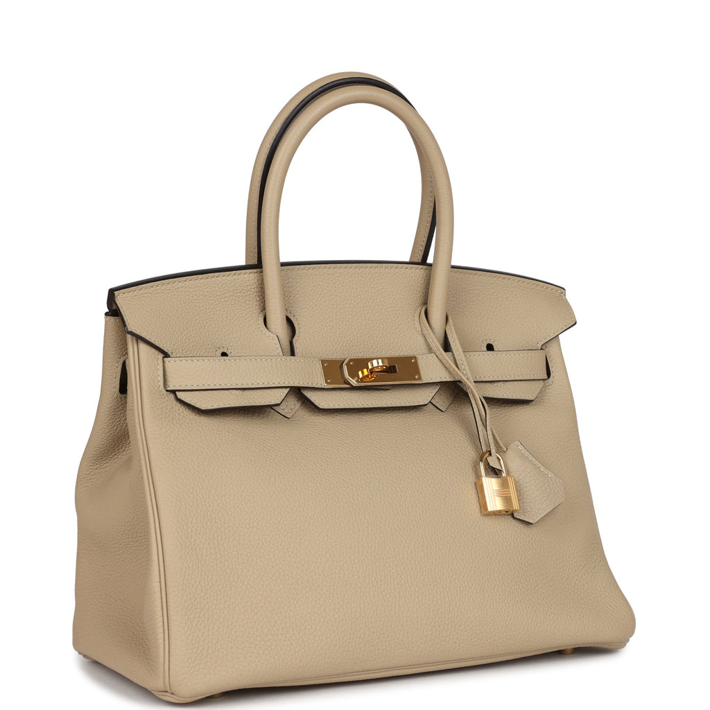 New Hermes Birkin 30 Trench Togo Gold Hardware