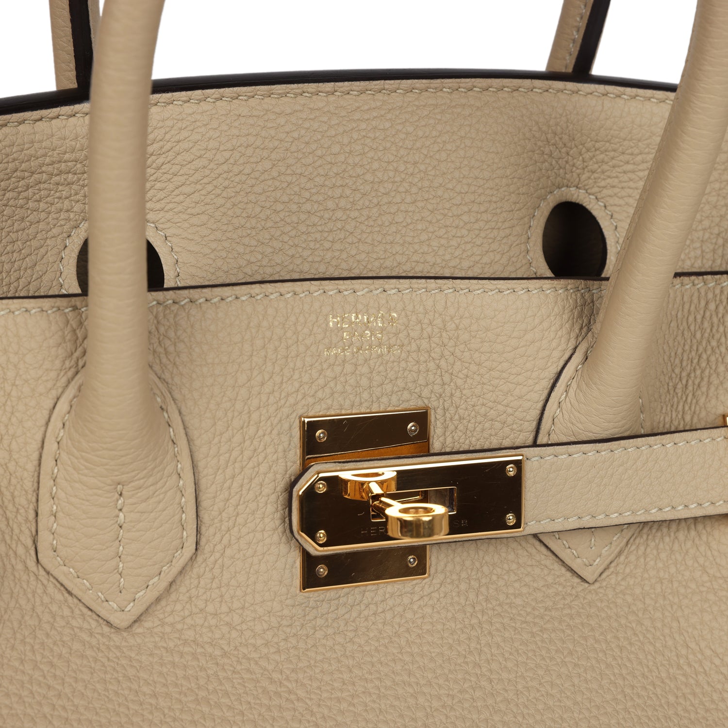 New Hermes Birkin 30 Trench Togo Gold Hardware