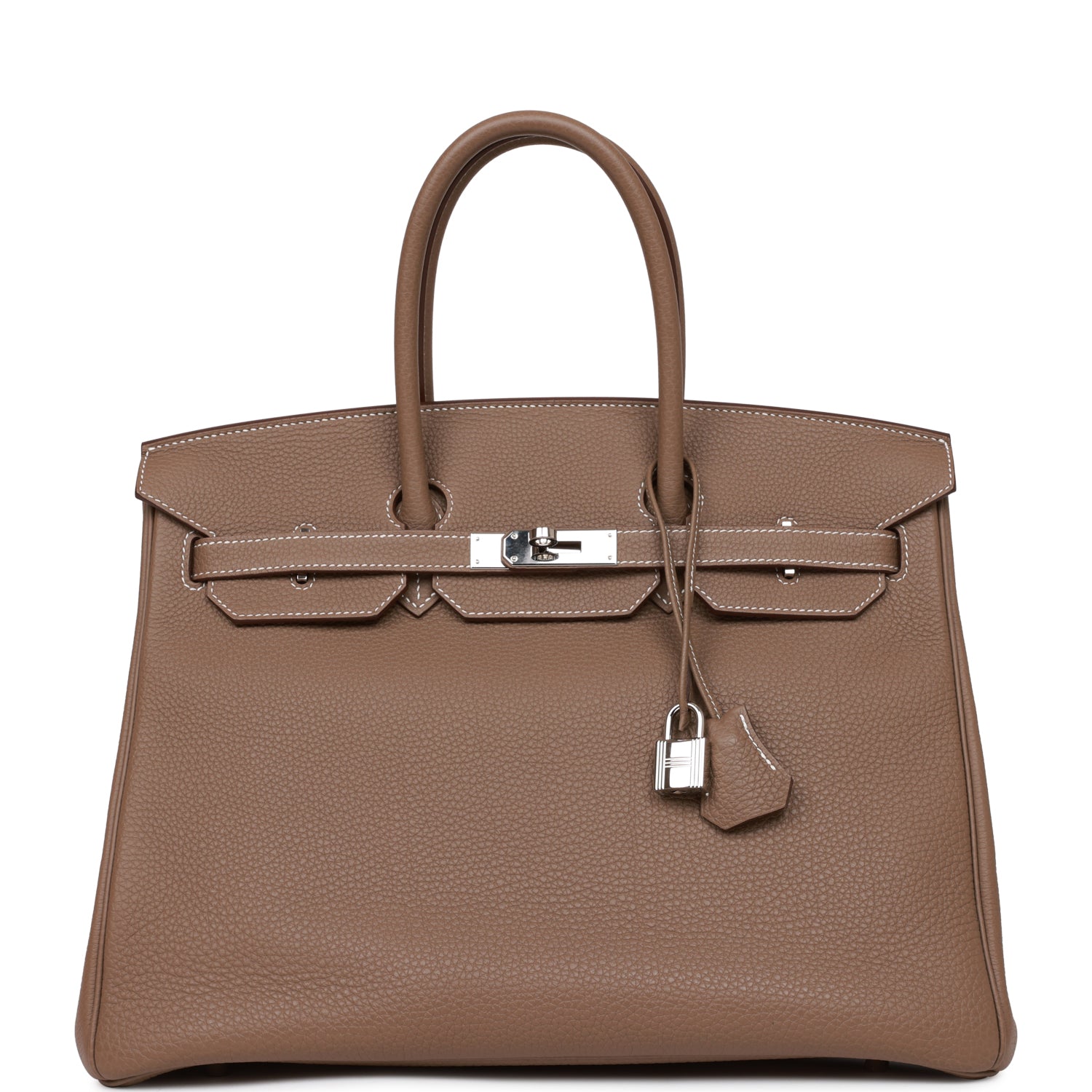 Hermes Birkin 35 Etoupe Togo Palladium Hardware