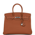 Hermes Birkin 35 Gold Togo Palladium Hardware