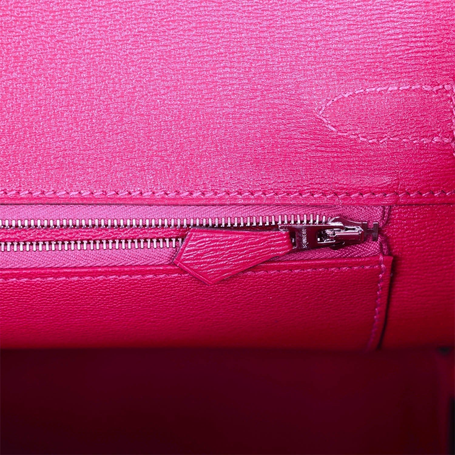 Hermes Birkin 30 Rose Pourpre Shiny Niloticus Crocodile Palladium Hardware